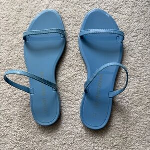 Stuart Weitzman Light Blue Gel Sandals